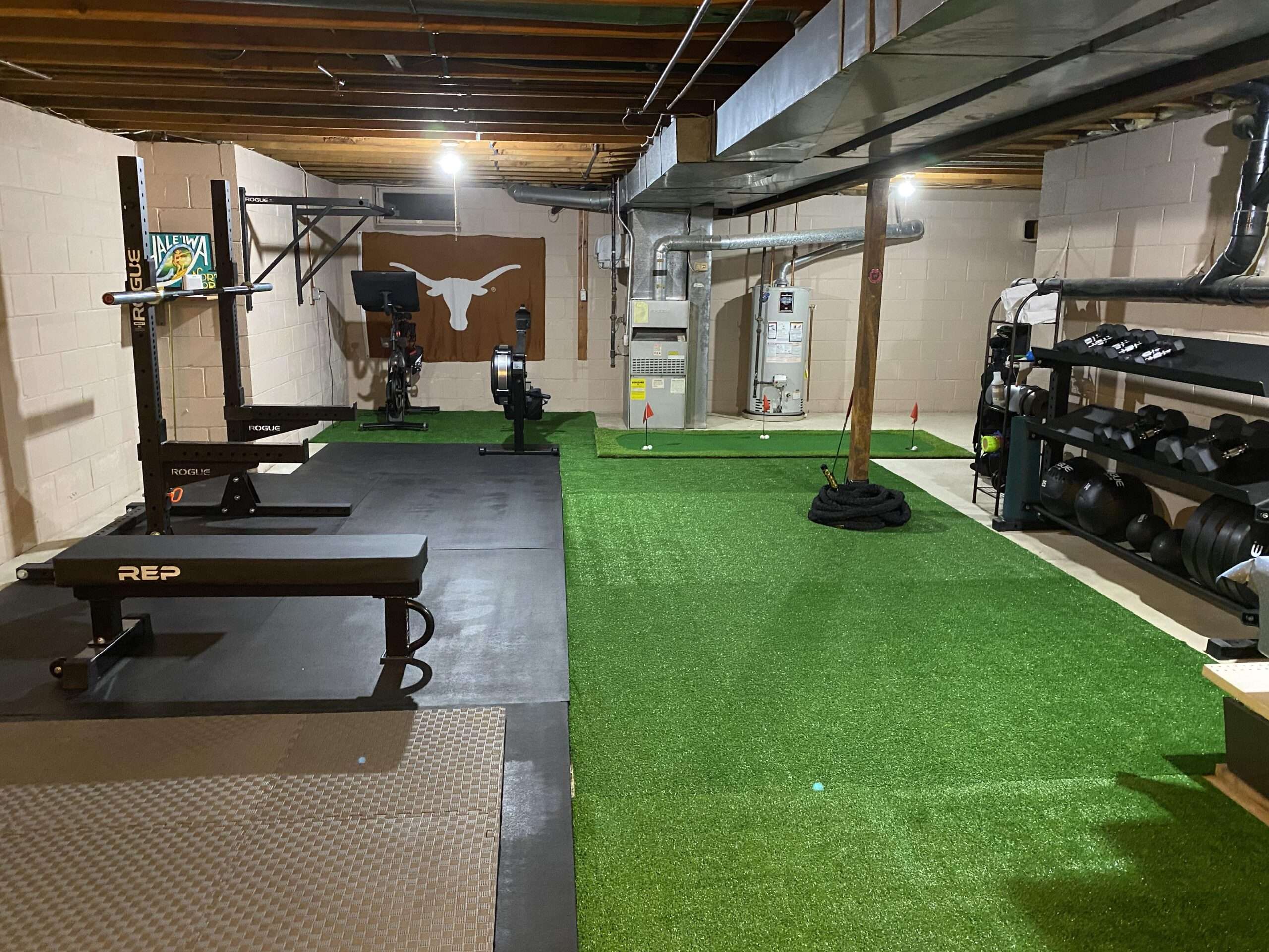 Basement gym