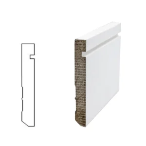 5-1/2" x 12ft Notch Baseboard - DF12