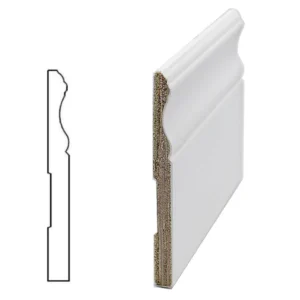 5-1/4" X 1/2" Colonial Wood Baseboard - B