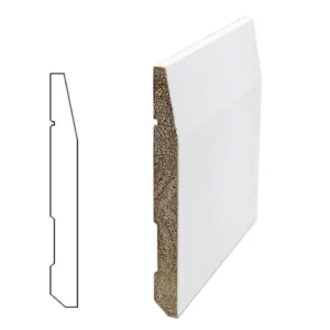 7-1/4" X 12ft Bevel Wood Baseboard - AE12