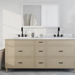 Double Sink Freestanding Vanity
