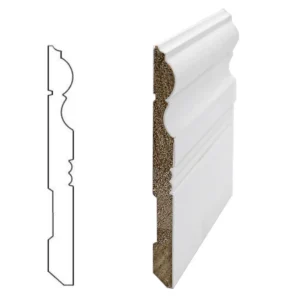 7-1/4" X 12ft Victorian Wood Baseboard - AG12