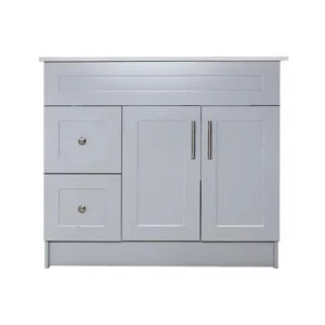 Grey MDF Vanity Base With 2 Drawer